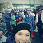 bella ragassa, bravi ragassi @NYCmarathon 2014 (Caroline WOZNIACKI, Stefano BALDINI, Ottavio ANDRIANI)