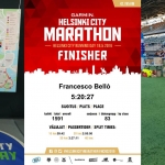 my Helsinki Marathon 2019 (by Francesco Bellò)